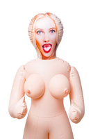 Кукла надувная Dolls-X by TOYFA Lilit, блондинка, с тремя отверстиями, 150 см 117026 - Секс шоп в Челябинске, интернет магазин интимных товаров | Мулен Руж