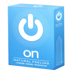 Презервативы ON № 3 Natural feeling - классические (ширина 54 мм) - Секс шоп в Челябинске, интернет магазин интимных товаров | Мулен Руж