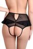 Эротические трусики с высокой посадкой Erolanta Lana, черный 741251 (54-56) - Секс шоп в Челябинске, интернет магазин интимных товаров | Мулен Руж
