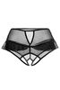Эротические трусики с высокой посадкой Erolanta Lana, черный 741251 (54-56) - Секс шоп в Челябинске, интернет магазин интимных товаров | Мулен Руж