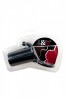 Насадка с кольцом чёрная Toyfa Black and red силикон арт. 901321-5 - Секс шоп в Челябинске, интернет магазин интимных товаров | Мулен Руж