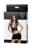 Комплект Glossy Gigi из материала Wetlook, черный, L 955028-L - Секс шоп в Челябинске, интернет магазин интимных товаров | Мулен Руж