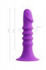 Анальный фаллоимитатор A-Toys Drilly, силикон, фиолетовый, 14 см 761319 - Секс шоп в Челябинске, интернет магазин интимных товаров | Мулен Руж