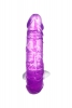 Фаллоимитатор двусторонний с вибропулей TOYFA Double Dildo with Vibro Bullet, TPR, фиолетовый, 35 см 882023 - Секс шоп в Челябинске, интернет магазин интимных товаров | Мулен Руж