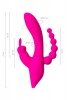 Тройной вибростимулятор JOS SPANKY, силикон, розовый, 21 см 783030 - Секс шоп в Челябинске, интернет магазин интимных товаров | Мулен Руж