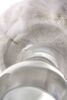Анальная втулка Sexus Glass, с белым хвостиком, стекло, прозрачная, 14 см, Ø 4 см 912227 - Секс шоп в Челябинске, интернет магазин интимных товаров | Мулен Руж