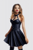 Платье Glossy Marisa из материала Wetlook, черное, 955064-XL - Секс шоп в Челябинске, интернет магазин интимных товаров | Мулен Руж