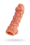 Насадка реалистичная KOKOS COCK SLEEVE 003-L с дополнительной стимуляцией, TPE, телесная, 17.6 см CS.003-L - Секс шоп в Челябинске, интернет магазин интимных товаров | Мулен Руж