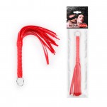  ПЛЁТКА L ручки 120 мм, L хвоста 160 мм, цвет красный арт. NTB-80512 - Секс шоп в Челябинске, интернет магазин интимных товаров | Мулен Руж