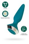 Анальная вибровтулка Satisfyer Plug-ilicious 1 Connect App, зеленая, 10 см J2018-138-1 - Секс шоп в Челябинске, интернет магазин интимных товаров | Мулен Руж