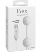 Шарики вагинальные USB iSex 3,5 см 2 шт. арт. 5839280000 - Секс шоп в Челябинске, интернет магазин интимных товаров | Мулен Руж