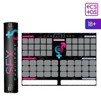 Плакат для пар со скретч-слоем «Секс-челендж», А3, 18+ Артикул: 10547702 - Секс шоп в Челябинске, интернет магазин интимных товаров | Мулен Руж
