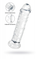 Фаллоимитатор A-Toys by TOYFA Ramot, TPE, прозрачный, 22 см 762015 - Секс шоп в Челябинске, интернет магазин интимных товаров | Мулен Руж