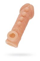 Насадка на пенис Kokos фактурная с фиксацией мошонки TPR 176*56, арт. CS.008-L - Секс шоп в Челябинске, интернет магазин интимных товаров | Мулен Руж