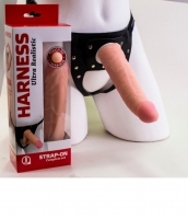 Фаллоимитатор на трусиках HARNESS, L 175 мм D 38 мм арт. 730703 - Секс шоп в Челябинске, интернет магазин интимных товаров | Мулен Руж