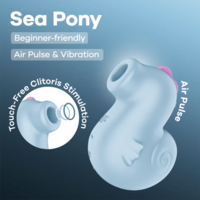 Вакуумный стимулятор клитора Satisfyer Sea Pony  - Секс шоп в Челябинске, интернет магазин интимных товаров | Мулен Руж