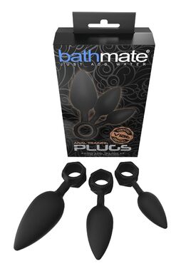 Набор анальных плагов Bathmate Anal Training Plugs, силикон, чёрный BM-V-AP - Секс шоп в Челябинске, интернет магазин интимных товаров | Мулен Руж