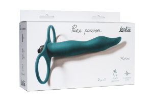 Вибронасадка для двойного проникновения Pure Passion Flirtini Green 1204-03lola - Секс шоп в Челябинске, интернет магазин интимных товаров | Мулен Руж