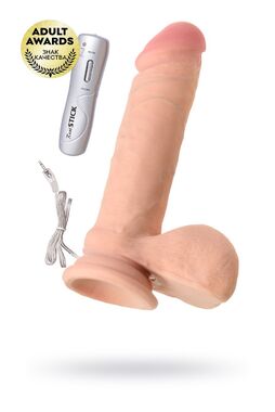 Ротатор RealStick Elite Brandon, SoftSkin, телесный, 17 см 985002-1 - Секс шоп в Челябинске, интернет магазин интимных товаров | Мулен Руж