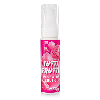 Интимный гель TUTTI-FRUTTI BUBBLE GUM 30 г арт. LB-30021 - Секс шоп в Челябинске, интернет магазин интимных товаров | Мулен Руж