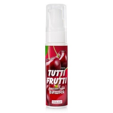 ГЕЛЬ "TUTTI-FRUTTI ВИШНЯ" серии "OraLove" 30г арт. LB-30001 - Секс шоп в Челябинске, интернет магазин интимных товаров | Мулен Руж