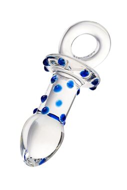 Анальная втулка Sexus Glass, стекло, прозрачная, 14 см, Ø 3,5 см 912064 - Секс шоп в Челябинске, интернет магазин интимных товаров | Мулен Руж