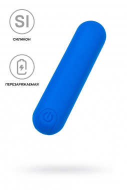 Вибропуля A-Toys by TOYFA NEP, силикон, синий, 8 см 761061 - Секс шоп в Челябинске, интернет магазин интимных товаров | Мулен Руж