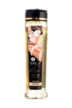 Масло массажное для тела Shunga «Желание. Ванильный фетиш» (Desire. Vanilla Fetish), 240 мл.1207 - Секс шоп в Челябинске, интернет магазин интимных товаров | Мулен Руж