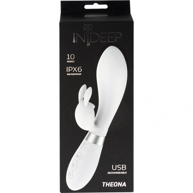 Перезаряжаемый вибратор Indeep Theona White 7702-07indeep - Секс шоп в Челябинске, интернет магазин интимных товаров | Мулен Руж