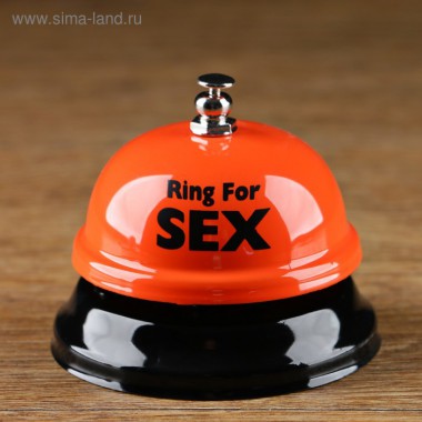 ЗВОНОК НАСТОЛЬНЫЙ RING FOR SEX, цвет микс, арт. 2757070 - Секс шоп в Челябинске, интернет магазин интимных товаров | Мулен Руж